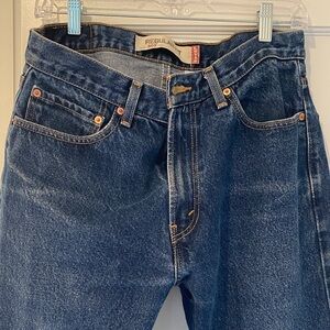 Levi's Men's Dark Blue Relaxed Jeans